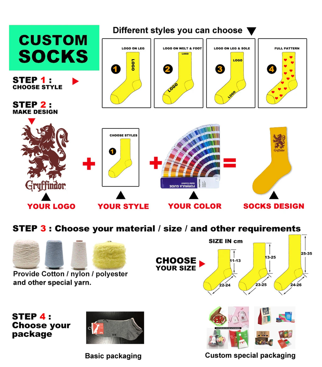 Apsilkshop Cotton Dress Socks for Men Women Kids Fun Novelty Crazy Funny Pattern Printed in White and Black